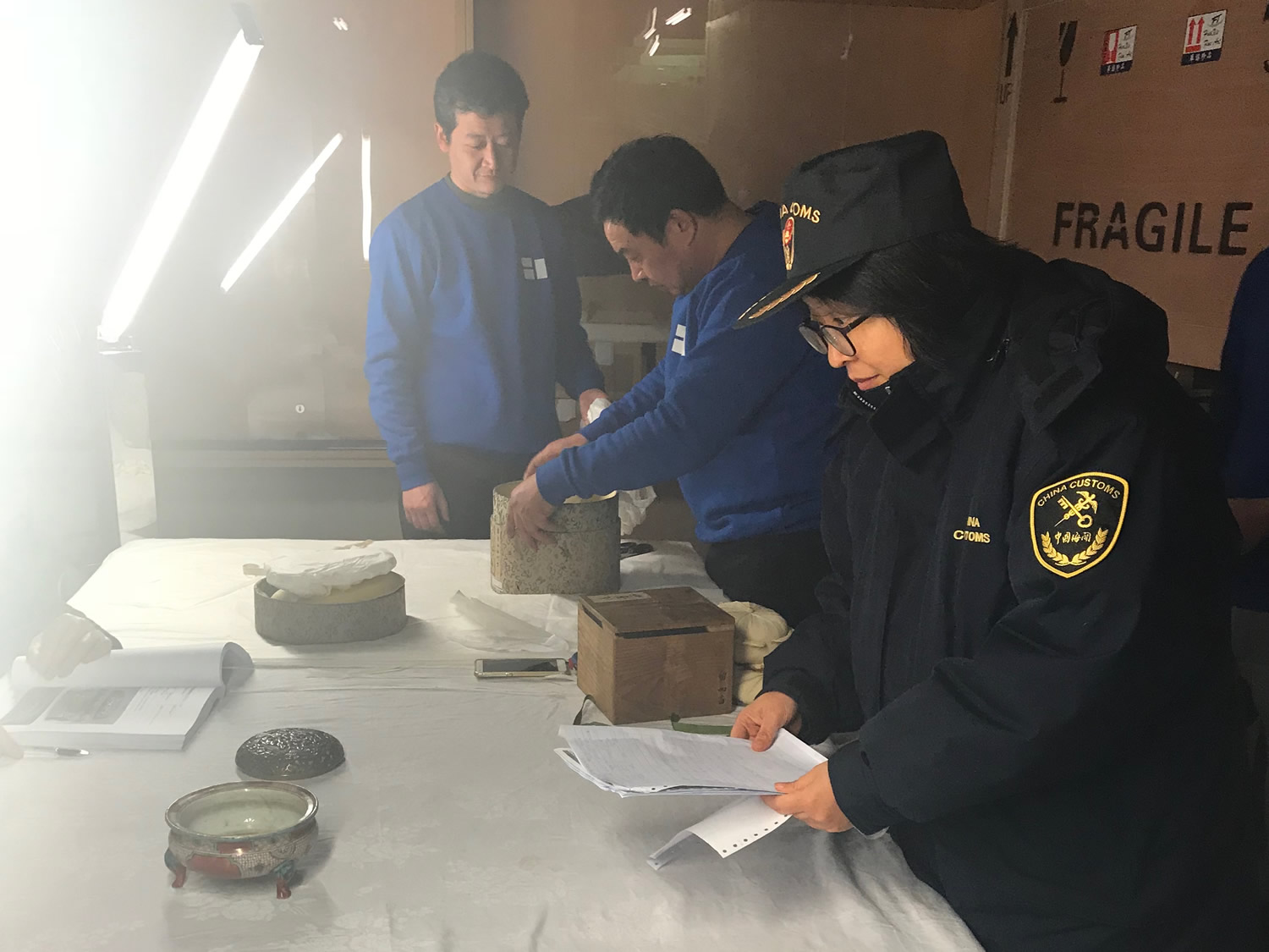 Onsite China customs inspection