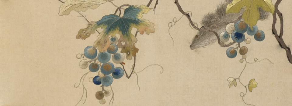 Gu Xiu, Ming dynasty, bamboo, rock, flowers, birds and figures